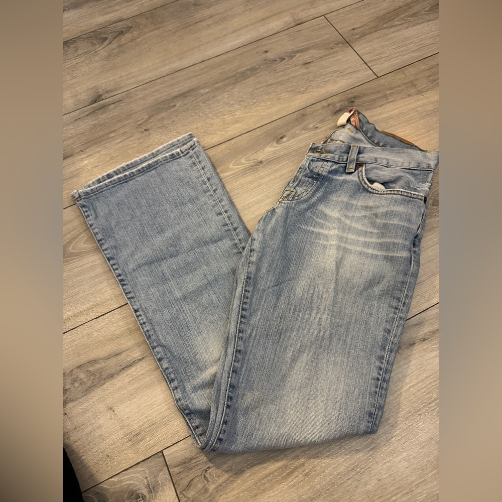 Lucky Brand Vintage Light Blue Denim Jeans Size 4 Flare